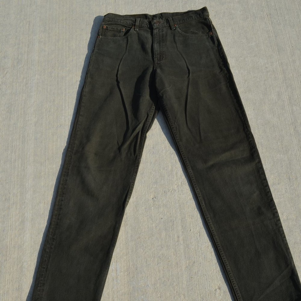 Vintage Dark Olive Levi's 555